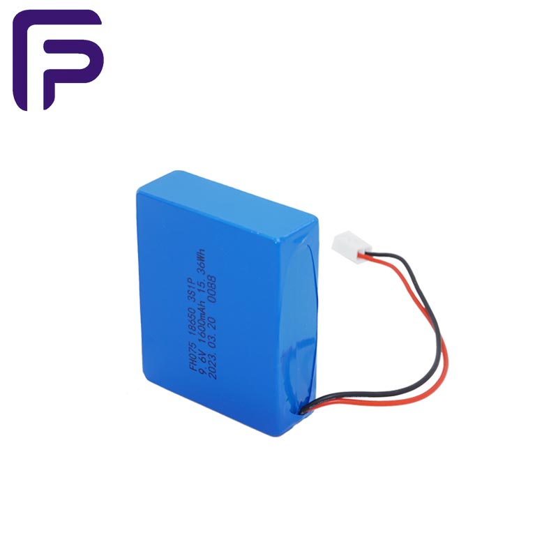 Deep Cycle Hochtemperatur-Lithiumbatterie 18650 9,6 V 1600 mAh