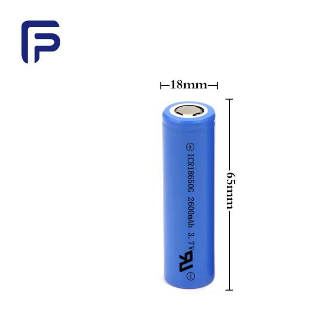 OEM ODM จีนผู้ผลิตชาร์จไฟ Li Ion แบตเตอรี่ 18650 แบตเตอรี่ 3.7V 2600mAh ลิเธียมแบตเตอรี่สำหรับการจัดเก็บพลังงาน