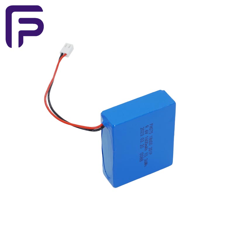 Deep Cycle Hochtemperatur-Lithiumbatterie 18650 9,6 V 1600 mAh