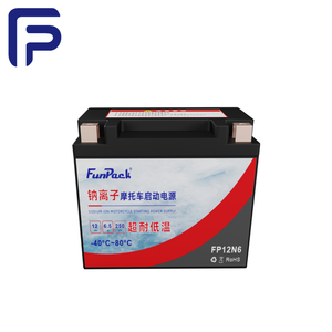 Batterie sodium-ion 12V 6,5 ah, batterie de d&eacute;marrage de moto, Cycle profond rechargeable