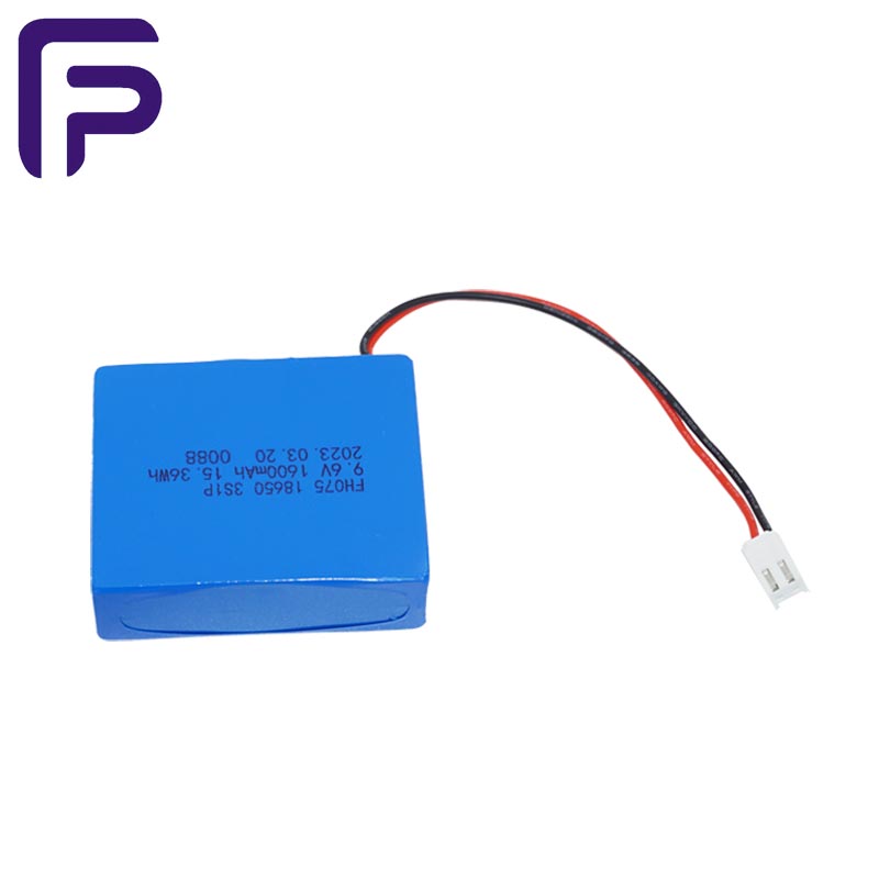 Deep Cycle Hochtemperatur-Lithiumbatterie 18650 9,6 V 1600 mAh