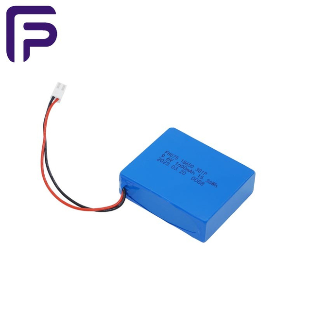 ডিপ সাইকেল উচ্চ তাপমাত্রা লিথিয়াম ব্যাটারি 18650 9.6V 1600mAh