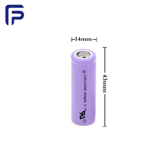 14430 500mAh Uzun &Ccedil;evrim &Ouml;m&uuml;rl&uuml; Lityum Pil